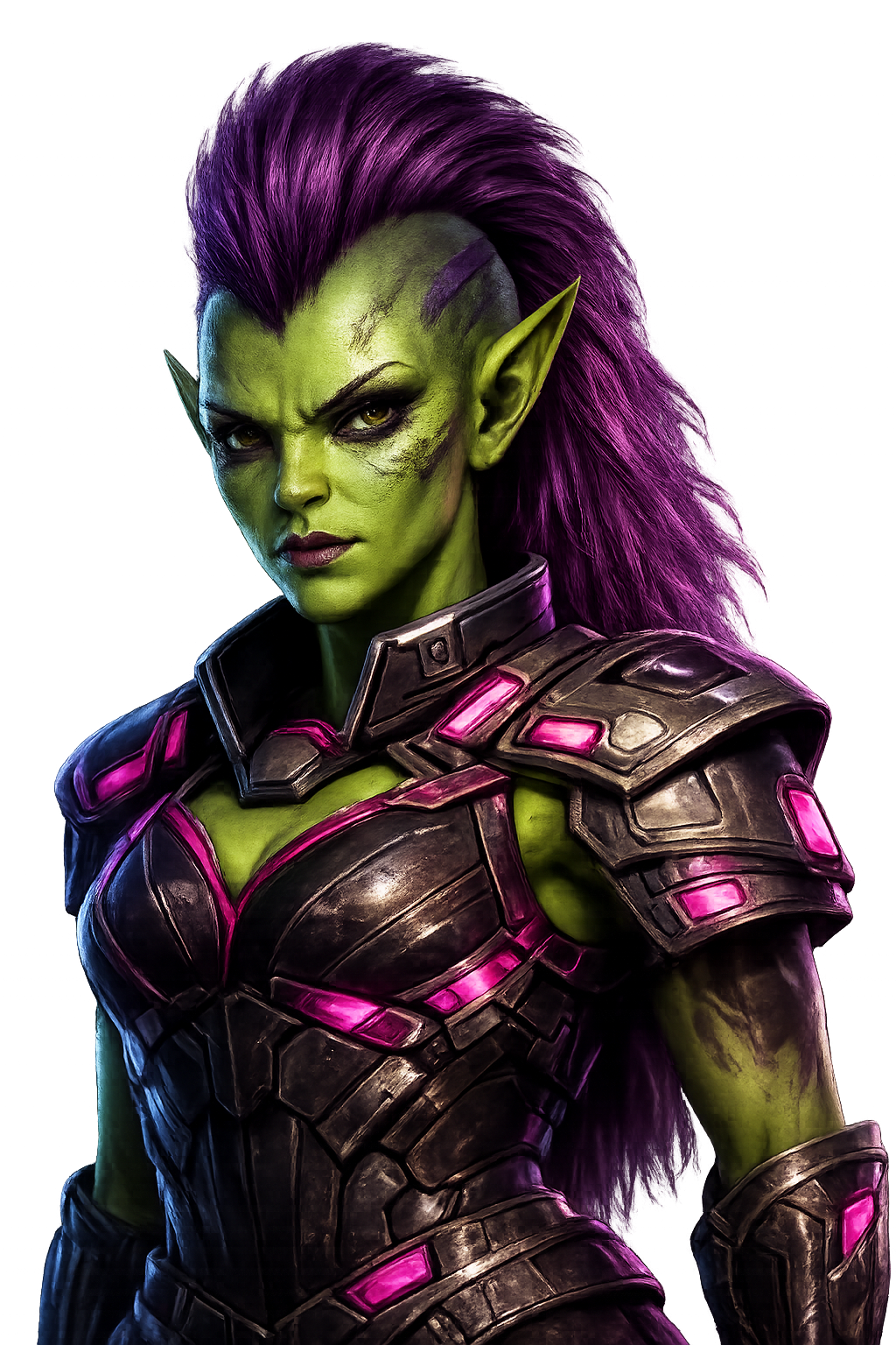 Orks - Die Kriegerin in Violet