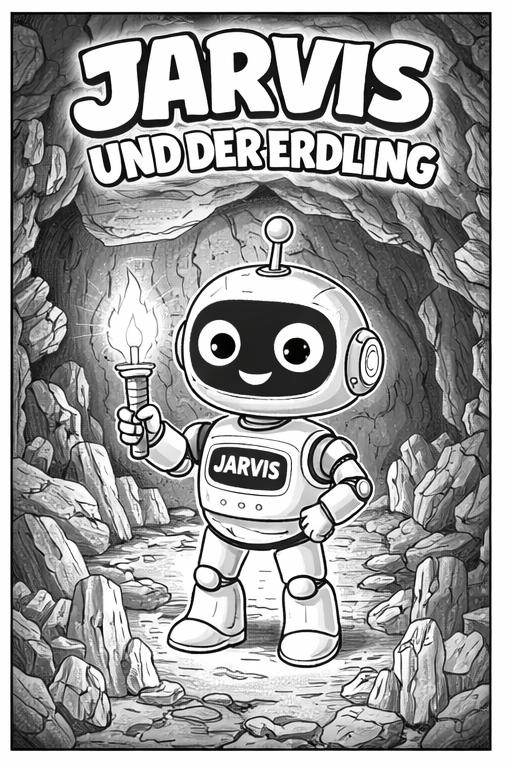 Jarvis und der Erdling gemeinsam im All