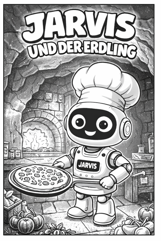 Jarvis und der Erdling auf der grünen Wiese