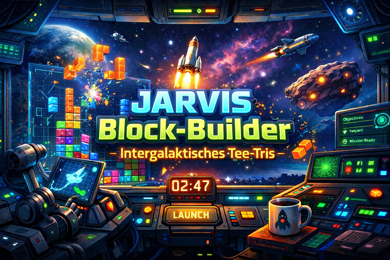 JARis Block-Builder – Intergalaktisches Tee-Tris