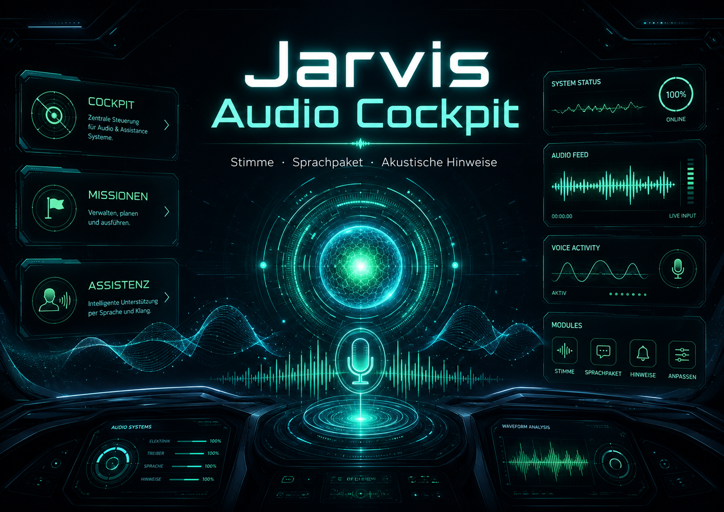 Jarvis Audio Cockpit Cover